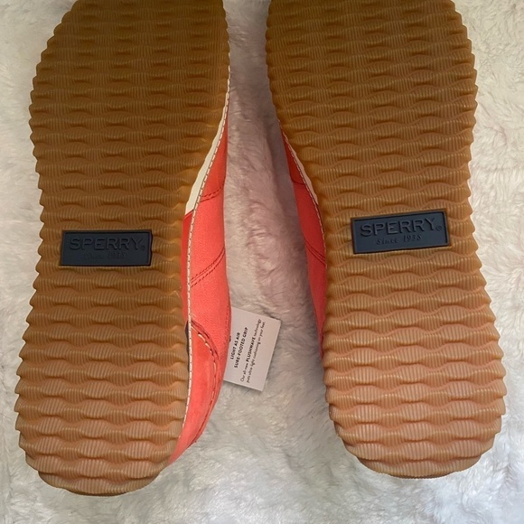 NEW mens Sperry PW Trainer Text Red size 11m - Picture 4 of 6